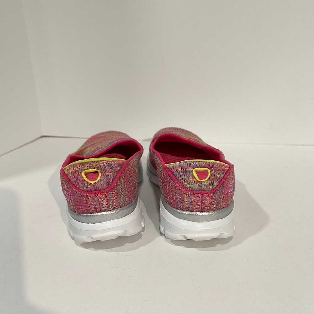 Skechers GOWalk 3 Women's Multicolor Slip-On Sneakers - Picture 5 of 6